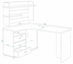 Стол компьютерный Домино СР-145 в Лысьве - lysva.mebel24.online | фото 2