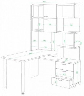 Стол компьютерный Домино СР-500М/140 в Лысьве - lysva.mebel24.online | фото 2