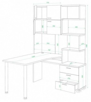 Стол компьютерный Домино СР-500М/140 в Лысьве - lysva.mebel24.online | фото 2