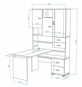 Стол компьютерный Домино СР-620/140 в Лысьве - lysva.mebel24.online | фото 3