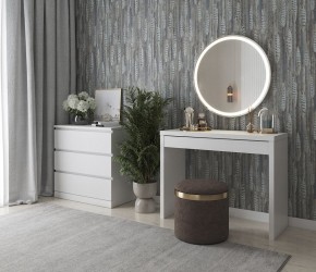 Стол косметический Энкель 100 белый в Лысьве - lysva.mebel24.online | фото 4