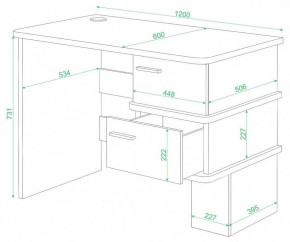 Стол письменный Домино СД-15 С в Лысьве - lysva.mebel24.online | фото 2