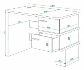 Стол письменный Домино СД-15С в Лысьве - lysva.mebel24.online | фото 3