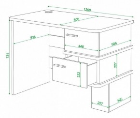 Стол письменный Домино СД-15С в Лысьве - lysva.mebel24.online | фото 4