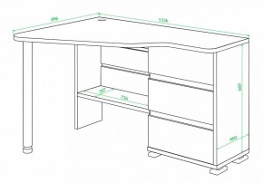 Стол письменный Домино СР-322С в Лысьве - lysva.mebel24.online | фото 2