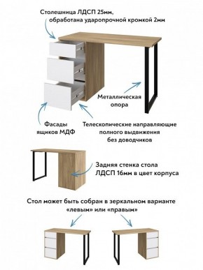 Стол письменный Эконом стандарт С-401 в Лысьве - lysva.mebel24.online | фото 6