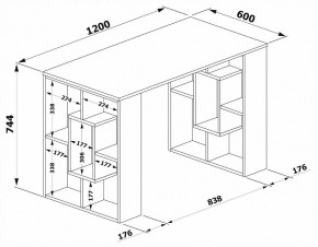 Стол письменный СПм-15 в Лысьве - lysva.mebel24.online | фото 2