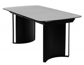 Стол RASMUS 160 TL-45 Белый мрамор, испанская керамика / черный каркас, ®DISAUR в Лысьве - lysva.mebel24.online | фото 1
