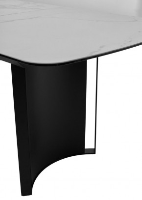 Стол RASMUS 160 TL-45 Белый мрамор, испанская керамика / черный каркас, ®DISAUR в Лысьве - lysva.mebel24.online | фото 7