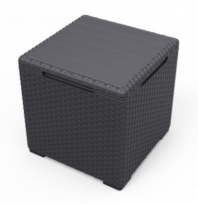 Стол с функцией хранения Виго (Vigo storage box) графит в Лысьве - lysva.mebel24.online | фото 2