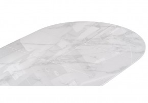 Стол стеклянный Галвестон 100х76 белый мрамор / белый в Лысьве - lysva.mebel24.online | фото 6