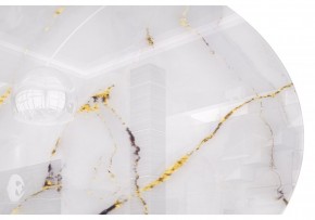 Стол стеклянный Норфолк 100х78 золото в Лысьве - lysva.mebel24.online | фото 5