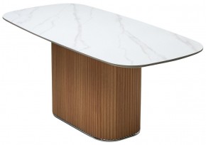 Стол TAMPA 180 цвет БЕЛЫЙ МРАМОР M326, керамика / Каркас OAK, ®DISAUR в Лысьве - lysva.mebel24.online | фото 7