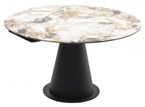 Стол TERAMO 135 GLOSS GRAND JADE SOLID CERAMIC, керамика, поворотн.механизм / Черный каркас, ®DISAUR в Лысьве - lysva.mebel24.online | фото 15
