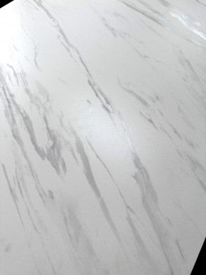 Стол VASTO 180 MARBLES KL-99 Белый мрамор матовый, итальянская керамика/ черный каркас, ®DISAUR в Лысьве - lysva.mebel24.online | фото 3