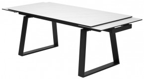 Стол VASTO 180 MARBLES KL-99 Белый мрамор матовый, итальянская керамика/ черный каркас, ®DISAUR в Лысьве - lysva.mebel24.online | фото 6