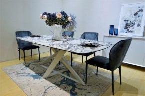 Стол VICENZA 220 BULGARI WHITE, керамика / белый, ®DISAUR в Лысьве - lysva.mebel24.online | фото 12