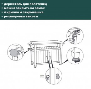 Столик для барбекю 207 Л (Unity XL 207L) в Лысьве - lysva.mebel24.online | фото 9