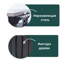 Столик для барбекю 415 Л (Unity Chef 415 L) графит в Лысьве - lysva.mebel24.online | фото 5