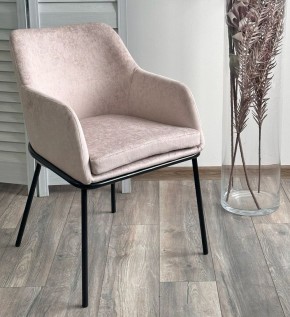 Стул АЛИСТЕР, цвет RAIN 2 какао велюр / черный каркас М-City в Лысьве - lysva.mebel24.online | фото 3