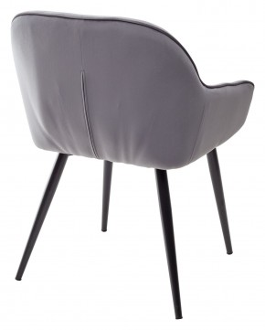 Стул BREEZE BLUVEL-14 GREY, велюр / черный каркас М-City в Лысьве - lysva.mebel24.online | фото 2