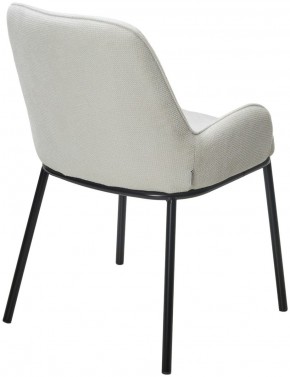 Стул BRIO CATO-01 Белый, фактурная ткань / черный каркас, ®DISAUR в Лысьве - lysva.mebel24.online | фото 5