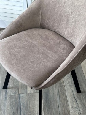 Стул CASA, 360 град. поворот. B5 Капучино, велюр / черный каркас,М-City в Лысьве - lysva.mebel24.online | фото 3