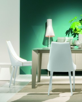 Стул CLARA 40.11 (TR505 white with sand cordonet, экокожа) в Лысьве - lysva.mebel24.online | фото 2