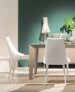 Стул CLARA 40.11 (TR505 white with sand cordonet, экокожа) в Лысьве - lysva.mebel24.online | фото 3