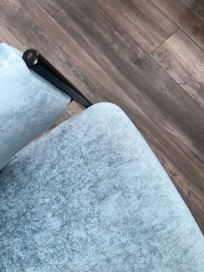 Стул ДИЛЛ, цвет RAIN 7 бриз, велюр / черный каркас М-City в Лысьве - lysva.mebel24.online | фото 4