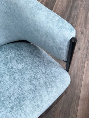 Стул ДИЛЛ, цвет RAIN 7 бриз, велюр / черный каркас М-City в Лысьве - lysva.mebel24.online | фото 7