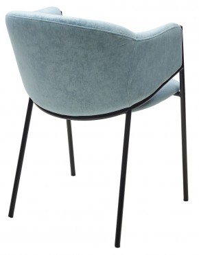 Стул ДИЛЛ, цвет RAIN 7 бриз, велюр / черный каркас М-City в Лысьве - lysva.mebel24.online | фото 8
