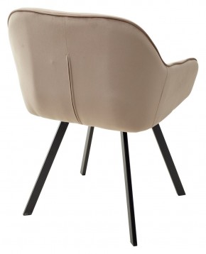 Стул GALE 360 град. поворот. BLUVEL-40 BEIGE, велюр/ черный каркас, М-City в Лысьве - lysva.mebel24.online | фото 4