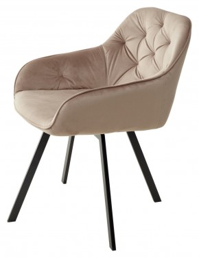 Стул GALE 360 град. поворот. BLUVEL-40 BEIGE, велюр/ черный каркас, М-City в Лысьве - lysva.mebel24.online | фото 5