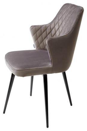 Стул HERMAN 360 град. ГРАФИТ #14, велюр / черный каркас М-City в Лысьве - lysva.mebel24.online | фото 4