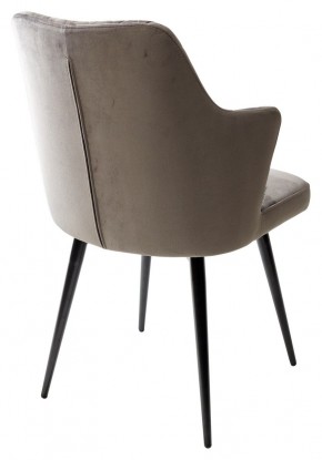 Стул HERMAN 360 град. ГРАФИТ #14, велюр / черный каркас М-City в Лысьве - lysva.mebel24.online | фото 5