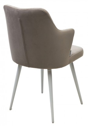 Стул HERMAN 360 град. ЛАТТЕ #25, велюр / белый каркас М-City в Лысьве - lysva.mebel24.online | фото 5