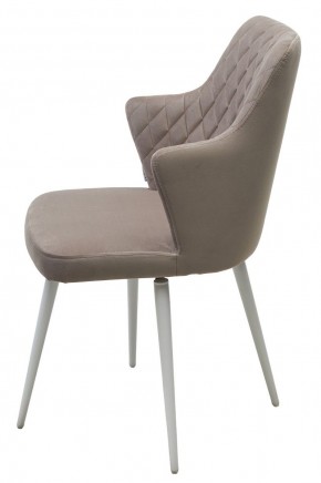 Стул HERMAN 360 град. ЛАТТЕ #25, велюр / белый каркас М-City в Лысьве - lysva.mebel24.online | фото 6
