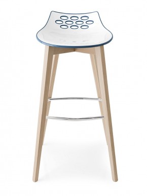 Стул JAM W CB/1487, ash.P19W OAK NATURAL/ P799-P11P WHITE/ GLOSSY NOUGAT в Лысьве - lysva.mebel24.online | фото