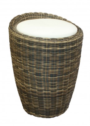 Табурет с местом для хранения LM-1100Rattan, кремовый в Лысьве - lysva.mebel24.online | фото