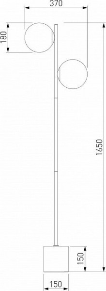Торшер Eurosvet Marbella 01158/2 латунь в Лысьве - lysva.mebel24.online | фото 3
