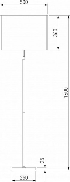 Торшер Eurosvet Notturno 01163/1 черный в Лысьве - lysva.mebel24.online | фото 2