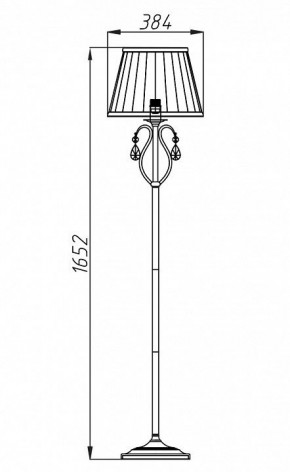 Торшер Maytoni Brionia ARM172-11-G в Лысьве - lysva.mebel24.online | фото 2