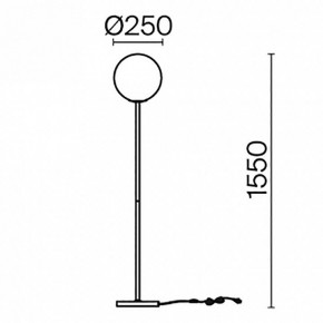 Торшер Maytoni Ring MOD013FL-01B в Лысьве - lysva.mebel24.online | фото 4