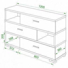 Тумба комбинированная Домино СБ-40/3-ПВК в Лысьве - lysva.mebel24.online | фото 2