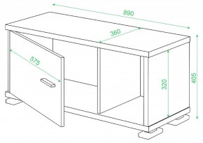 Тумба комбинированная СБ-30/1 в Лысьве - lysva.mebel24.online | фото 2