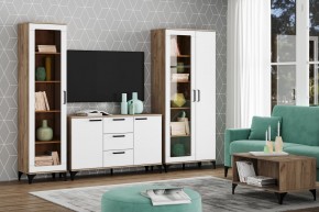 Тумба НМ 013.79 "Марсель" (Меренга/Дуб Крафт Табачный) в Лысьве - lysva.mebel24.online | фото 3