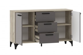 Тумба НМ 013.79 "Марсель" (Софт Графит/Дуб Крафт Серый) в Лысьве - lysva.mebel24.online | фото 2