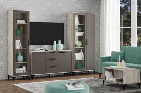 Тумба НМ 013.79 "Марсель" (Софт Графит/Дуб Крафт Серый) в Лысьве - lysva.mebel24.online | фото 3