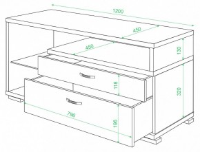 Тумба под ТВ Домино ТК-10М в Лысьве - lysva.mebel24.online | фото 2